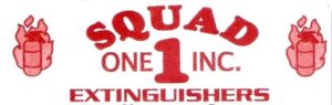 Squad 1 Fire Extinguishers Logo